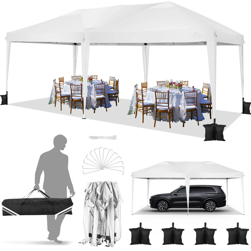 Cobizi 10x20 FT Pop up Canopy Waterproof Outdoor Commercial Instant Tent Wayfair Canada